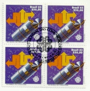 QC1320CBC - Ano Mundial das Comunicações - Satélite - 1983 - CBC
