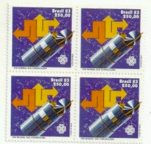 QC1320MINT - Ano Mundial das Comunicações - Satélite - 1983 - MINT