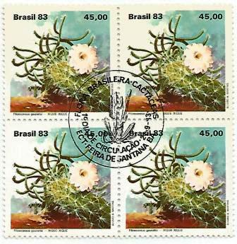 QC1351CBC - Flora Brasileira - Cactáceas - Xique-xique - 1983 - CBC
