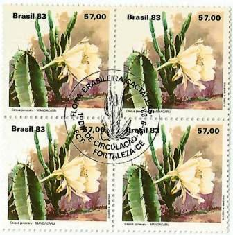 QC1353CBC - Flora Brasileira - Cactáceas - Mandacaru - 1983 - CBC