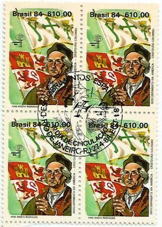 QC1388CBC - Descobrimentos das Américas e do Brasil - Colombo - 1984 - CBC