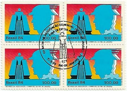 QC1416CBC - 150 anos da Associação Comercial do Rio de Janeiro - 1984 - CBC
