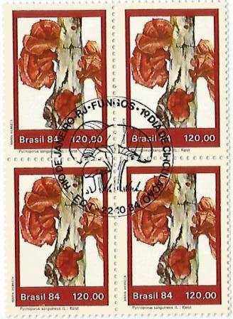 QC1418CBC - Fungos - Pycnoporus Sanguineus - 1984 - CBC