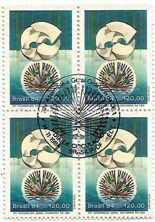 QC1424CBC - XIV Assembleia Geral Ordinária da OEA - Brasília - 1984 - CBC