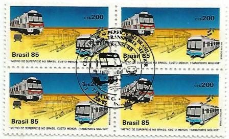QC1440CBC - Metrô de Superfície no Brasil - Recife e Porto Alegre - 1985 - CBC