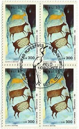 QC1455CBC - Pinturas Rupestres - BRAPEX VI - 1985 - CBC