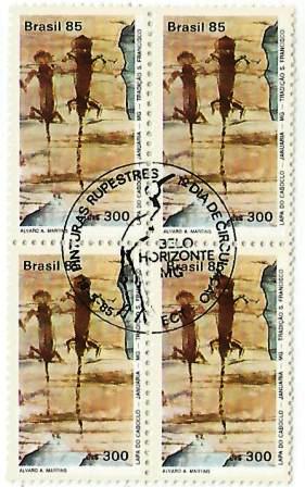 QC1456CBC - Pinturas Rupestres - BRAPEX VI - 1985 - CBC
