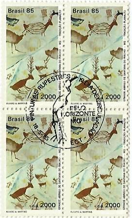 QC1457CBC - Pinturas Rupestres - BRAPEX VI - 1985 - CBC