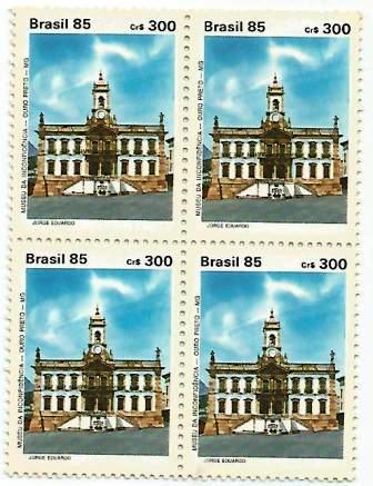 QC1473MINT - Museu da Inconfidência e Museu Histórico e Diplomático Itamaraty - 1985 - MINT