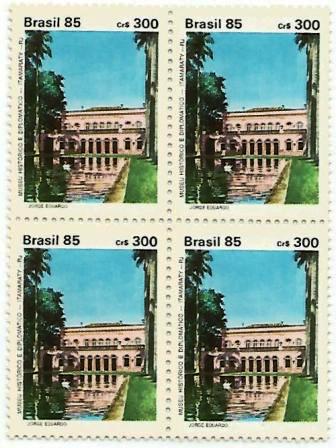 QC1474MINT - Museu da Inconfidência e Museu Histórico e Diplomático Itamaraty - 1985 - MINT