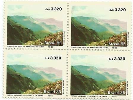 QC1483MINT - Parque Nacional de Aparados da Serra - RS/SC - 1985 - MINT