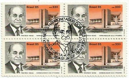 QC1485CBC - Presidente Tancredo Neves - Harmonizador dos Três Poderes - 1985 - CBC