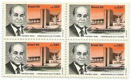 QC1485MINT - Presidente Tancredo Neves - Harmonizador dos Três Poderes - 1985 - MINT