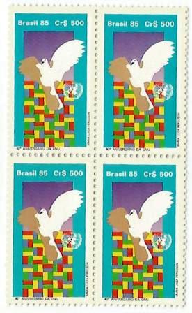 QC1492MINT - 40º Aniversário da ONU - 1985 - MINT
