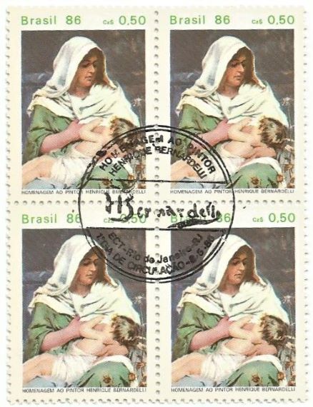 QC1510CBC - HOMENAGEM AO PINTOR HENRIQUE BERNARDELLI (1858 - 1936) - 1986 - CBC