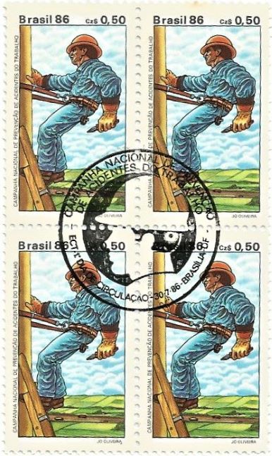 QC1516CBC - CAMPANHA NACIONAL DE PREVENÇÃO DE ACIDENTES DE TRABALHO - 1986 - CBC