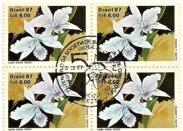 QC1573CBC - CINQUENTENÁRIO DA SOCIEDADE BRASILEIRA DE ORQUIDÓFILOS - 1987 - CBC