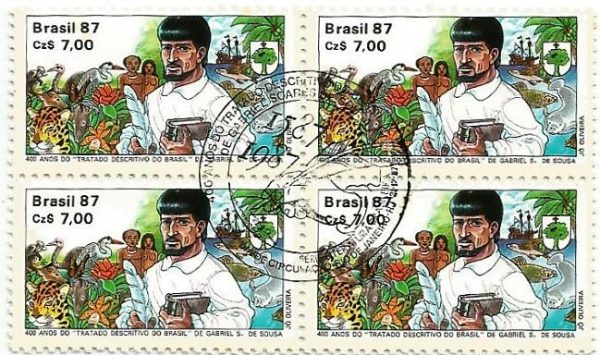 QC1575CBC - 400 ANOS DO TRATADO DESCRITIVO DO BRASIL DE GABRIEL SOARES DE SOUSA - 1988 - CBC