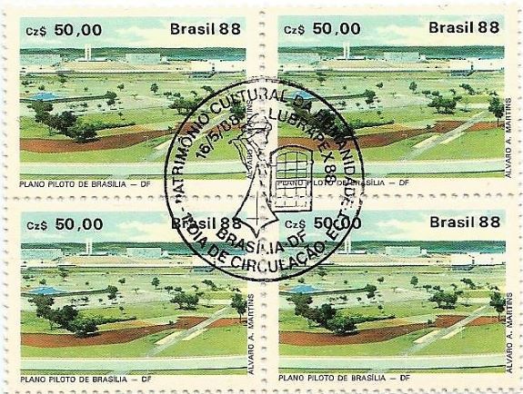 QC1586CBC - LUBRAPEX 88 - XIIª EXPOSIÇÃO FILATÉLICA LUSO-BRASILEIRA, PORTO - 1988 - CBC