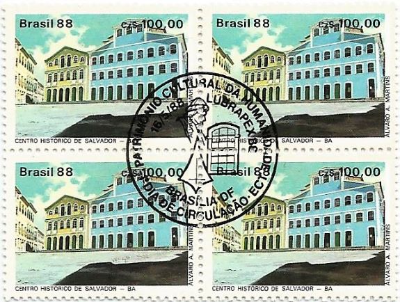 QC1587CBC - LUBRAPEX 88 - XIIª EXPOSIÇÃO FILATÉLICA LUSO-BRASILEIRA, PORTO - 1988 - CBC