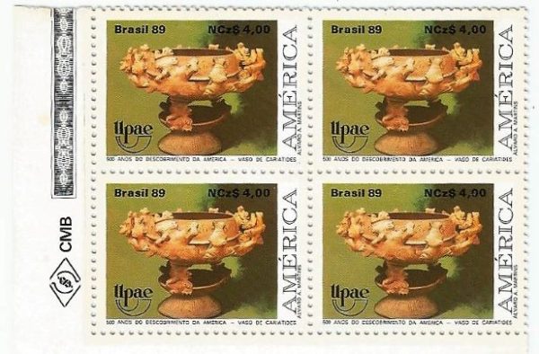QC1649MINT - UPAEP 89 - POVOS PRÉ-COLOMBIANOS - 1989 - MINT