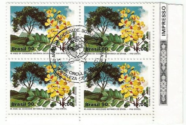 QC1666CBC - 40 ANOS DA SOCIEDADE BOTÂNICA/BR - 1990 - CBC