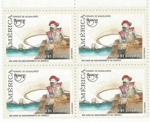 QC1753MINT - UPAEP 91 - VIAGENS DO DESCOBRIMENTO - 500 ANOS DO DESCOBRIMENTO DA AMÉRICA - 1991 - MINT