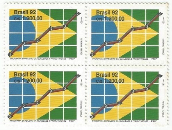 QC1824MINT - PROGRAMA DE QUALIDADE E PRODUTIVIDADE - 1992 - MINT