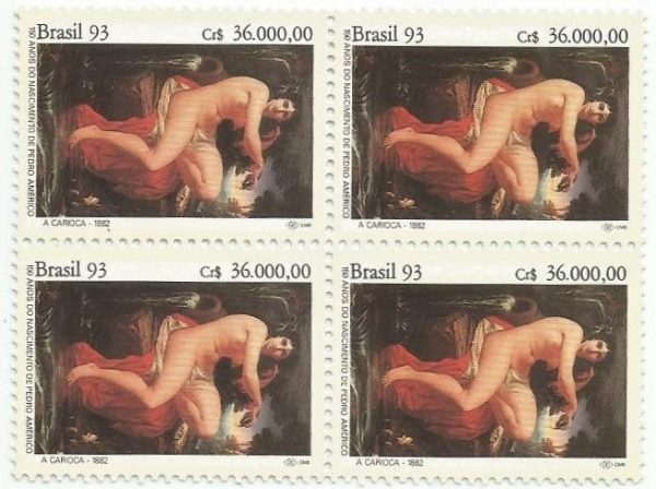 QC1839MINT - 150 ANOS DO NASCIMENTO DE PEDRO AMÉRICO - 1993 - MINT