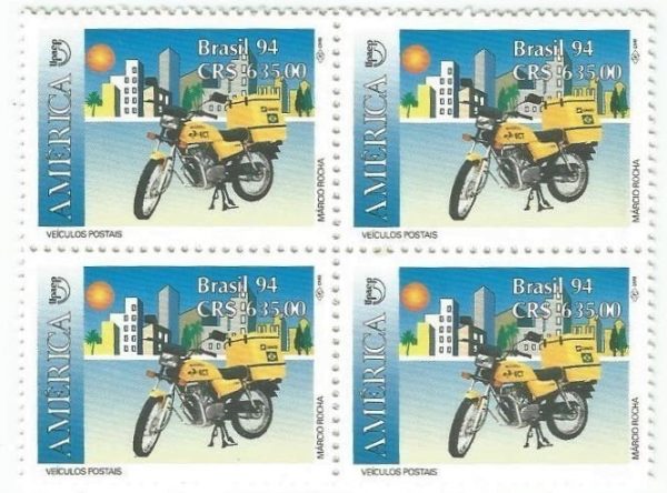 QC1886MINT - UPAEP 94 - VEÍCULOS POSTAIS - 1994 - MINT