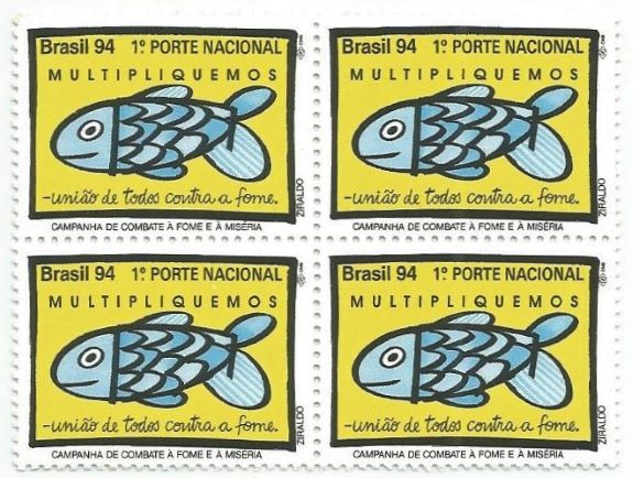 QC1909MINT - CAMPANHA DE COMBATE À FOME E À MISÉRIA - CFN - 1994 - MINT