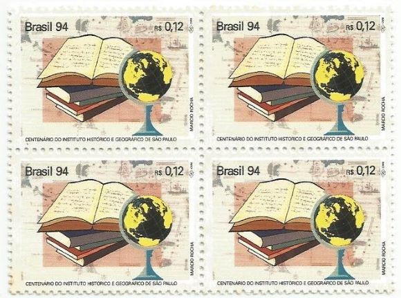 QC1924MINT - CENTENÁRIO DO INSTITUTO HISTÓRICO E GEOGRÁFICO DE SÃO PAULO - 1994 - MINT