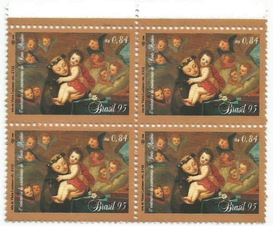 QC1947MINT - 8° CENTENÁRIO DO NASCIMENTO DE SANTO ANTONIO (1195-1231) - 1995 - MINT