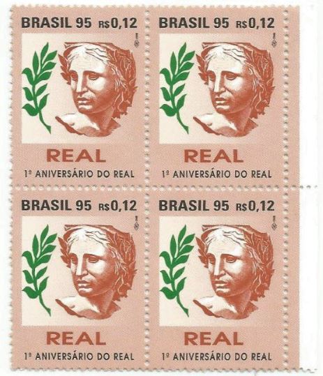 QC1949MINT - 1° ANIVERSÁRIO DO REAL - 1995 - MINT