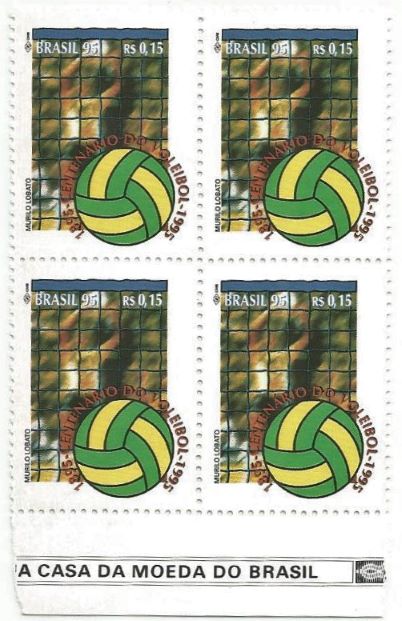 QC1950MINT - CENTENÁRIO DO VOLEIBOL - 1995 - MINT