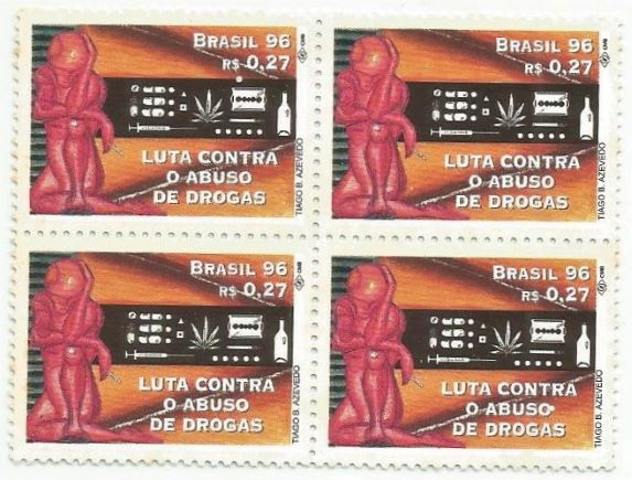 QC2003MINT - LUTA CONTRA O ABUSO DE DROGAS - 1996 - MINT