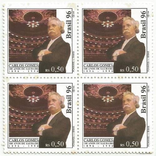 QC2006MINT - CENTENÁRIO DA MORTE DE ANTONIO CARLOS GOMES - 1996 - MINT