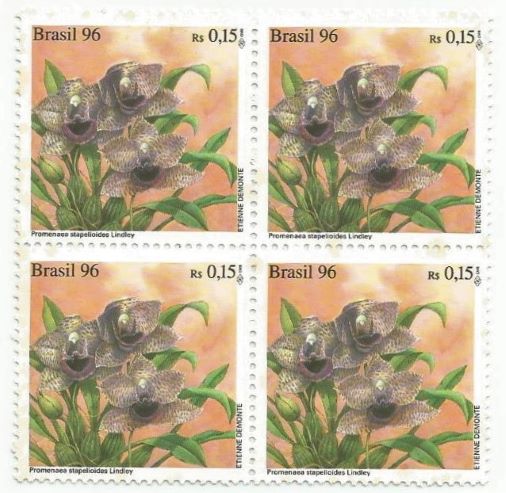 QC2007MINT - 15ª CONFERÊNCIA MUNDIAL DE ORQUÍDEAS - 1996 - MINT