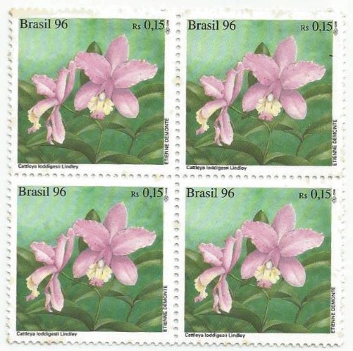 QC2008MINT - 15ª CONFERÊNCIA MUNDIAL DE ORQUÍDEAS - 1996 - MINT