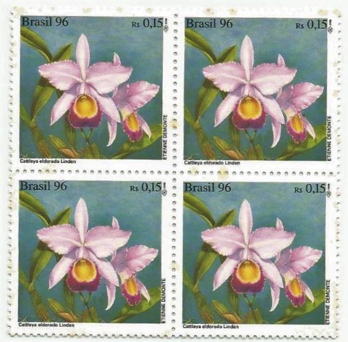 QC2009MINT - 15ª CONFERÊNCIA MUNDIAL DE ORQUÍDEAS - 1996 - MINT
