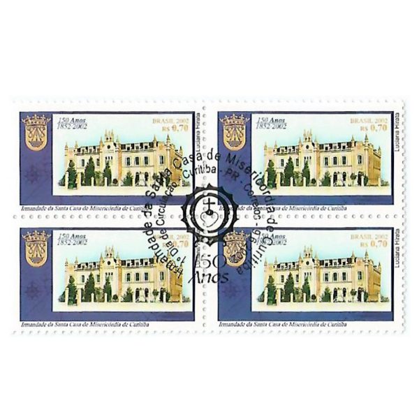 QC2468 CBC - 150 anos da Irmandade da Santa Casa de Misericórdia de Curitiba/PR - 2002
