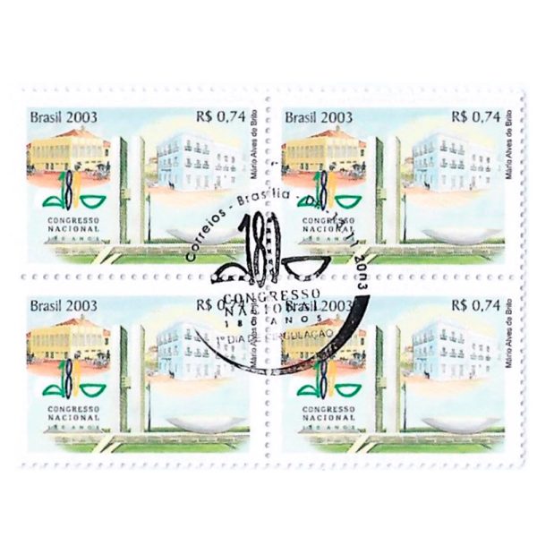 QC2547 CBC - Congresso Nacional - 180 anos - 2003