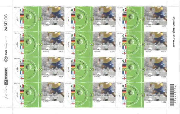 SCF2449 - Campeões do Mundo de Futebol - Brasil - 2002