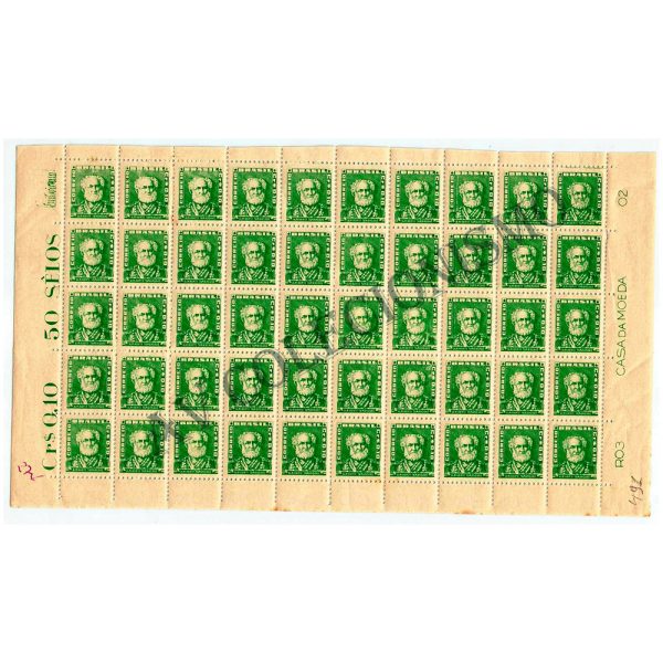SRF0491 - Vultos Celebres - Serie Bisneta - Almirante Tamandaré - 1954-63