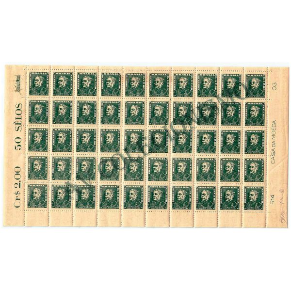 SRF0500 - Vultos Celebres - Serie Bisneta - Duque de Caxias - 1954-63