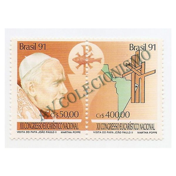 STC1749 - Visita do Papa - João Paulo II - 1991