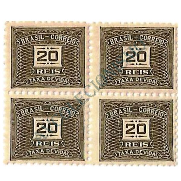 QTX42B - Sem filigrana - Papel Espesso - DT.11x10,5 - 1920/21 - MINT