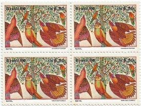 QC1531MINT - NATAL 86 - PÁSSAROS - 1986 - MINT