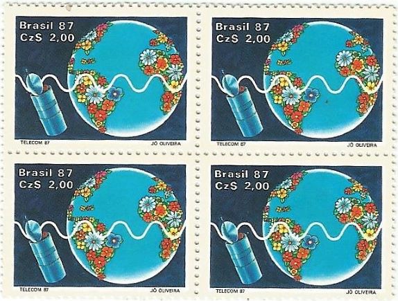 QC1547MINT - TELECOM 87, EXPOSIÇÃO MUNDIAL DE TELECOMUNICAÇÕES GENEBRA, SUIÇA (20/27-10-87) - 1987 - MINT