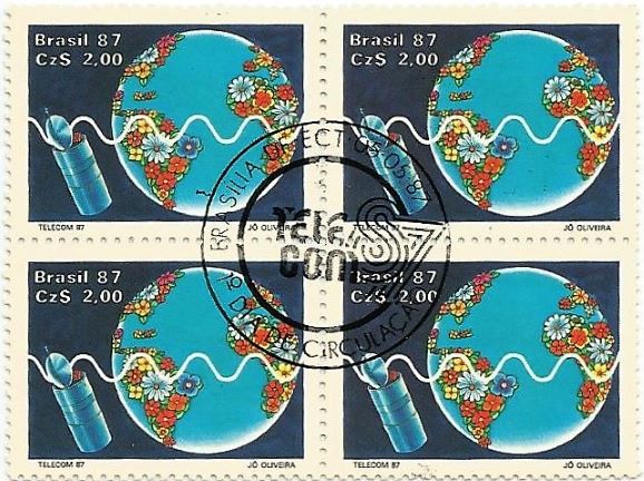 QC1547CBC - TELECOM 87, EXPOSIÇÃO MUNDIAL DE TELECOMUNICAÇÕES GENEBRA, SUIÇA ( 20/27-10-87) - 1987 - CBC